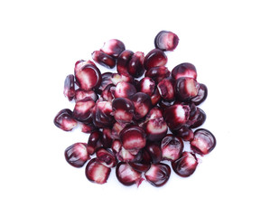 Black Corn on white background