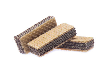 Wafers stick isolated on white background