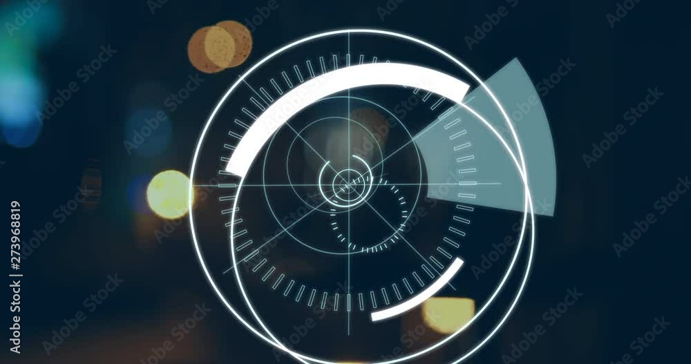 Poster hacker and 5g written in the middle of a futuristic circles 4k