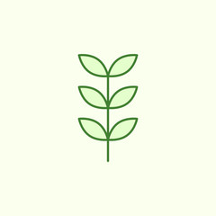 rowan with simple color element icon
