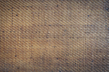 weave texture pattern background, made from bamboo, closeup