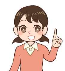 子ども　指差す