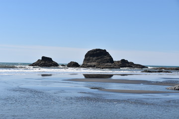 Ruby Beach,Washington State June 4,2019 Sea stacks ant low tide