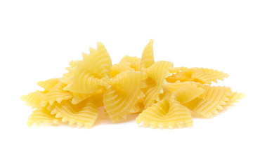 Pasta isolated on white background