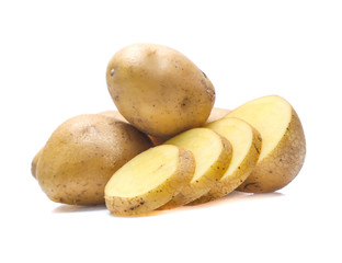 potato isolated on white background