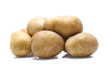 potato isolated on white background