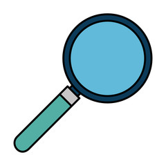 search magnifying glass isolated icon
