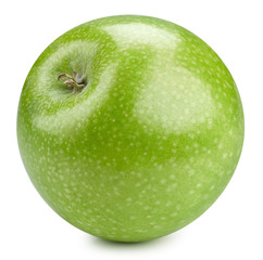 Green apples isolated on white
