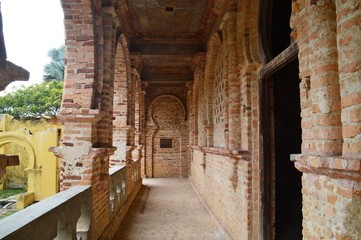 narrow street in old town