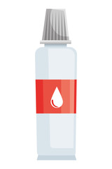 glue bottle school supply icon
