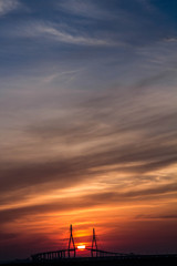 Fototapeta premium 인천대교 일몰