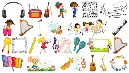 Set of music instrument