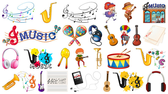 Set of music instrument