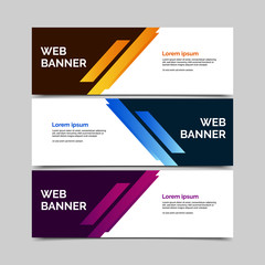 abstract vector banners.modern template design for web
