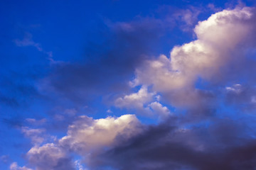 Summer clouds in Sunny weather over the Park in the city,instagram,vintage.
