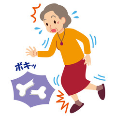 高齢者の骨折　骨粗鬆症