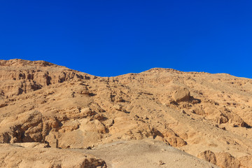 Valley of kings on West Bank of Nile river in Luxor, Egypt