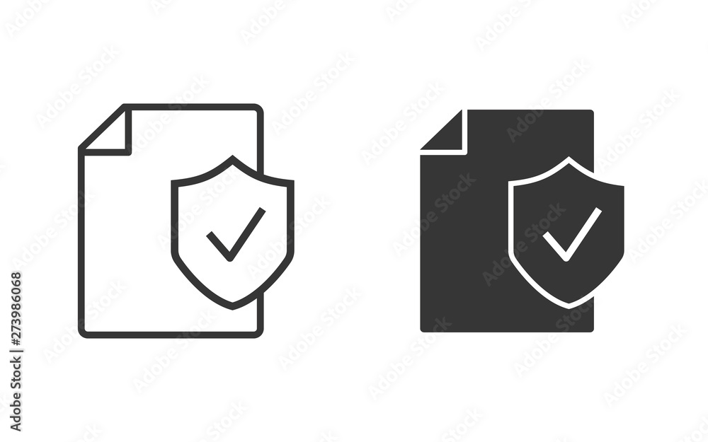 Aufkleber secured access vector icon for graphic and web design.