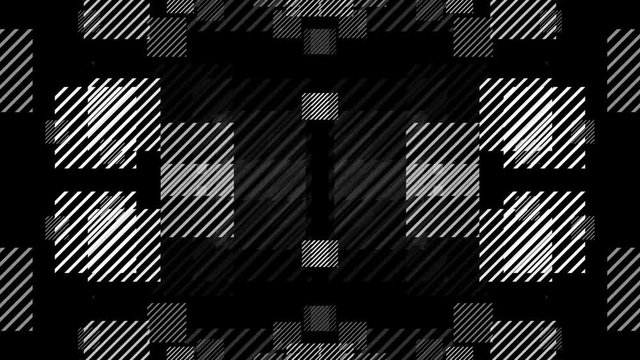 random digital pixel shapes abstract background