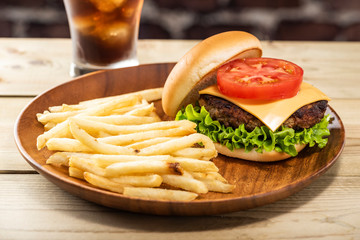 ハンバーガーセット