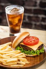 ハンバーガーセット