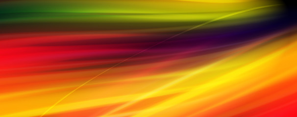 Obraz premium Flowing liquid colors - modern colorful flow poster. Wave liquid shapes. Art design for your design project