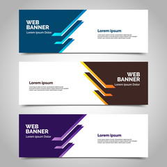 abstract vector banners.modern template design for web