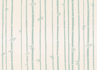 Japanese traditional bamboo forest pattern vector background 