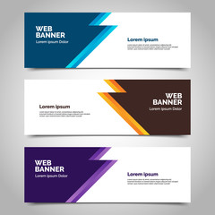 abstract vector banners.modern template design for web