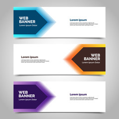 abstract vector banners.modern template design for web
