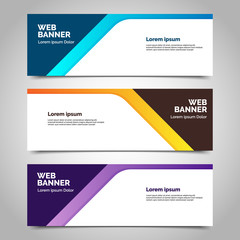 abstract vector banners.modern template design for web