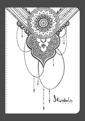 notebook mehndi pattern - 273994291