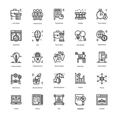 Strategy And Management Icons Pack