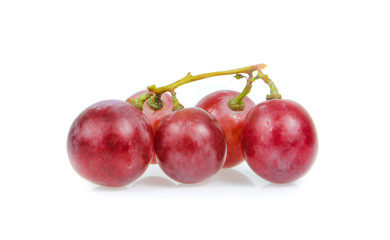 red grap isolated on white