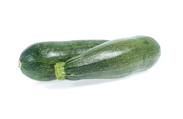 Fresh  zucchini isolated on a white background