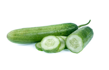 cucumber isolated on white