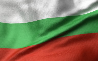3D Illustration of Bulgaria Flag