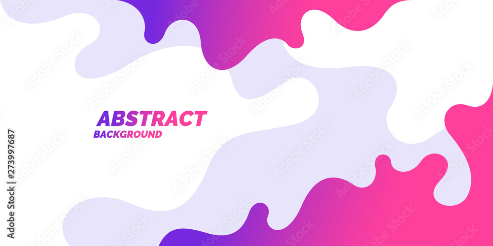 Poster bright poster with dynamic waves. vector illustration in minimal style