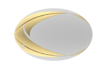 Rugby Ball Gold Design