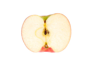 red apple isolated on white