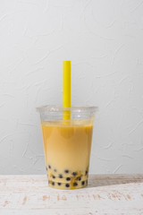 タピオカミルクティー　タピオカドリンク　 Tapioca bubble milk tea