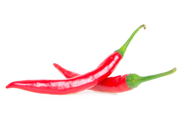 chilli isolated on white background