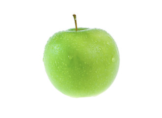 Green apple, isolated on white background