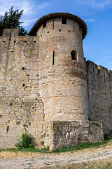 Fototapeta na wymiar Tour à Carcassonne