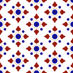 colorful vintage tile pattern