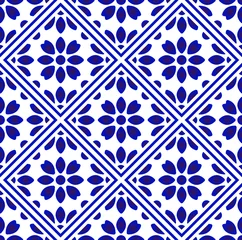 Papier peint Portugal carreaux de céramique motif de carreaux vintage