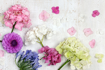 Obraz na płótnie Canvas vintage floral composition