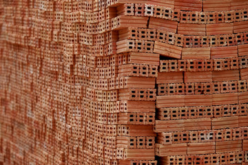 Construction bricks texture background