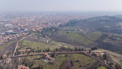 Deurstickers Italy Bologna city landscape aerial view © Valerijs Novickis