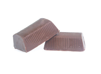 Chocolate isolated on white